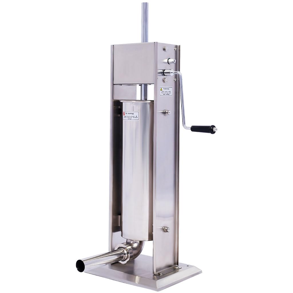7L Stainless Steel Vertical Sausage Stuffer Q5343