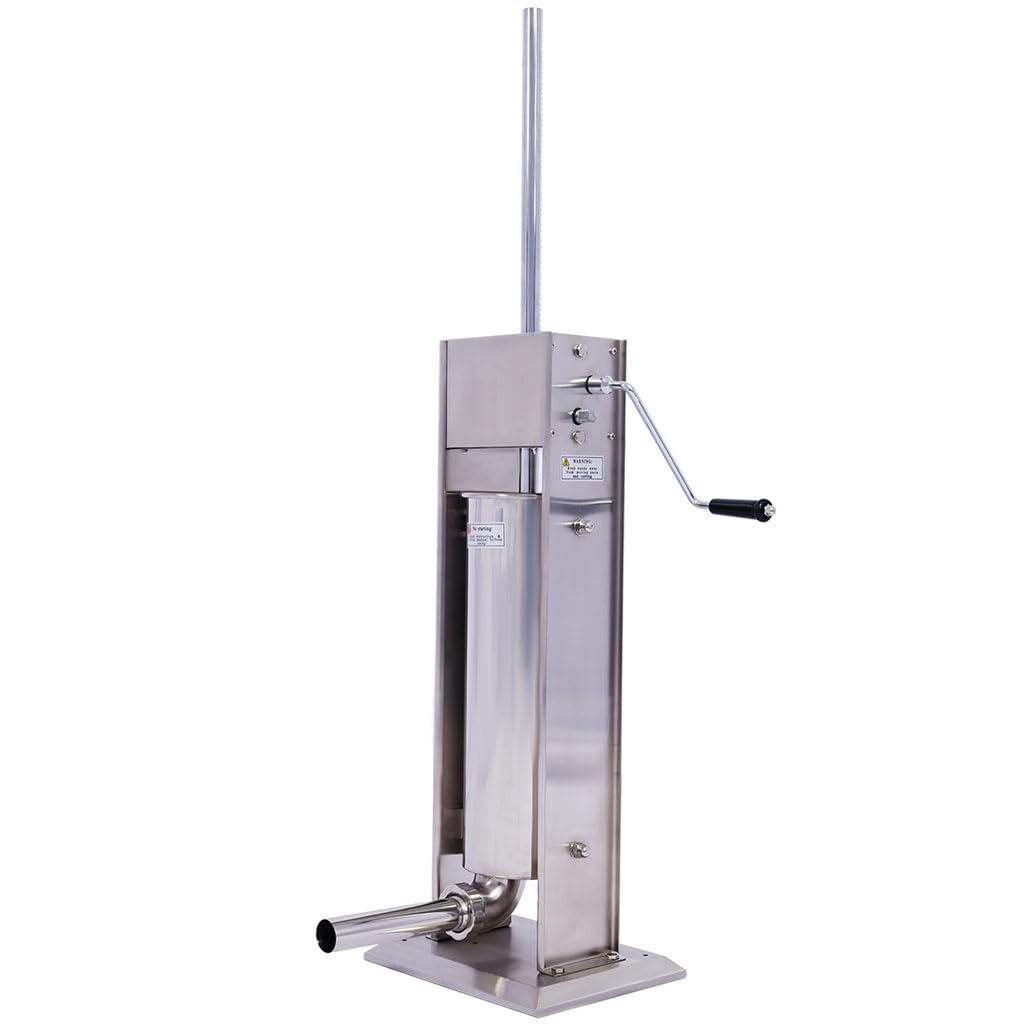 7L Stainless Steel Vertical Sausage Stuffer Q5343