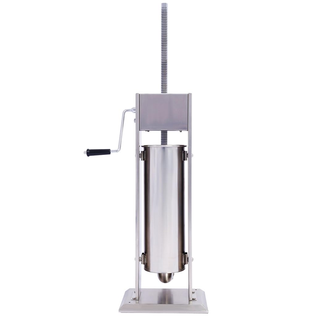 7L Stainless Steel Vertical Sausage Stuffer Q5343