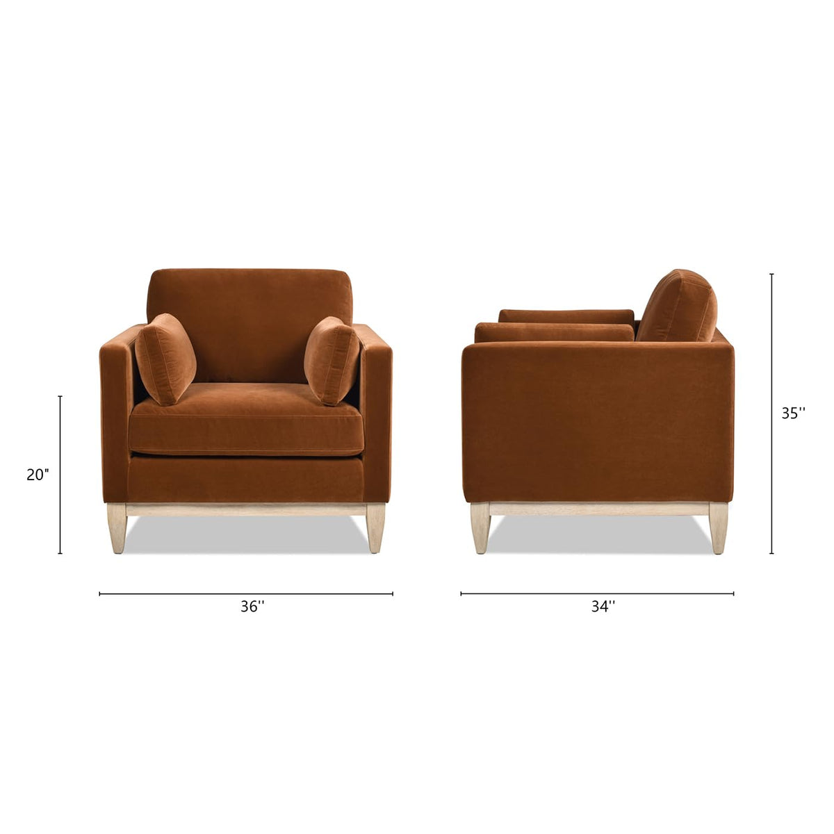 Modern Upholstered Living Room Chair A95894