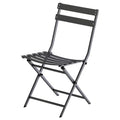 18 Inch Folding Bar Stool with Backrest Black K86553