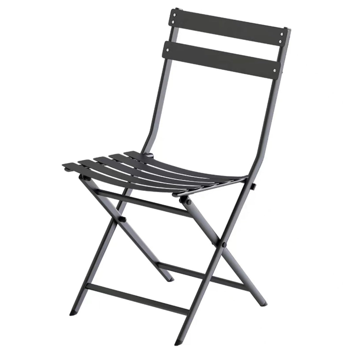 18 Inch Folding Bar Stool with Backrest Black K86553