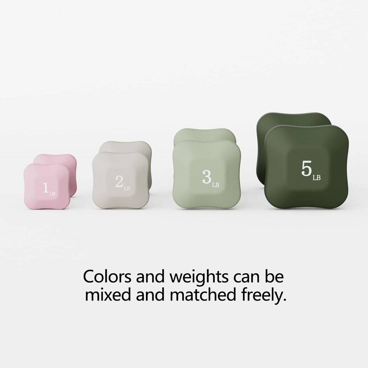 Neoprene-Coated Dumbbells Set of Two F6356