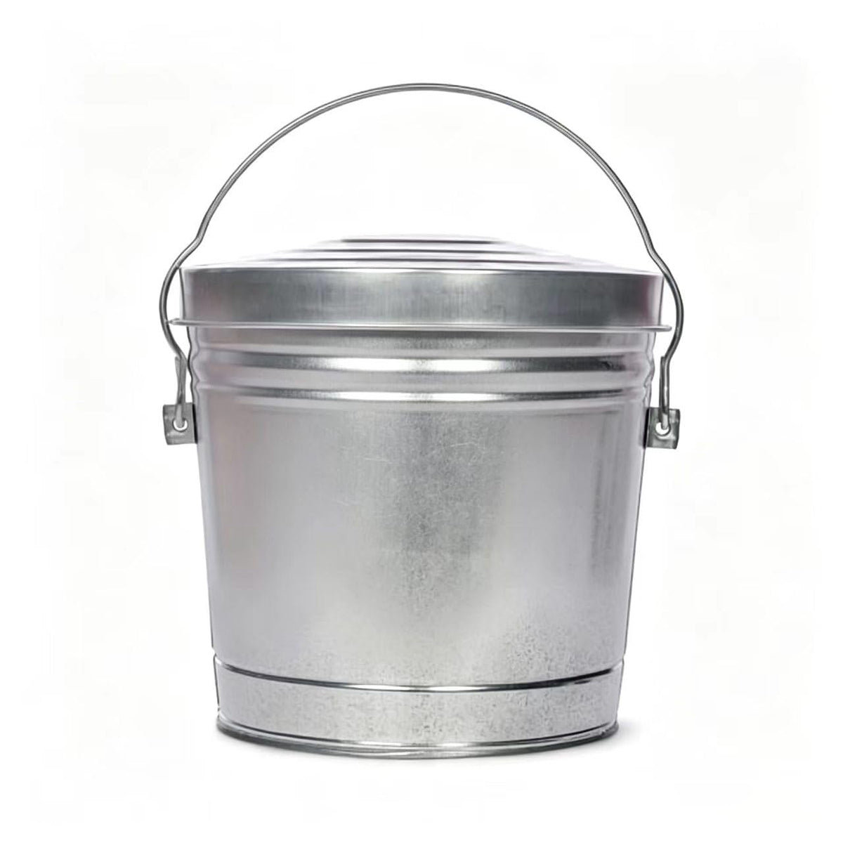 6 Gallon Galvanized Steel Locking Lid Storage Can F177840