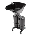 Portable Shampoo Bowl with Electric Pump, 2 Bucket Height Adjustable S8669