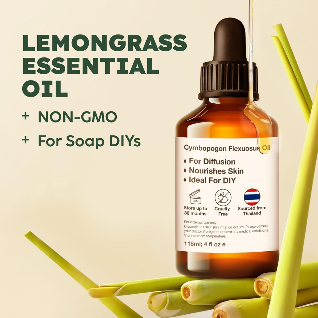 Lemongrass & Lavender Essential Oil Set 2x4 fl oz K736