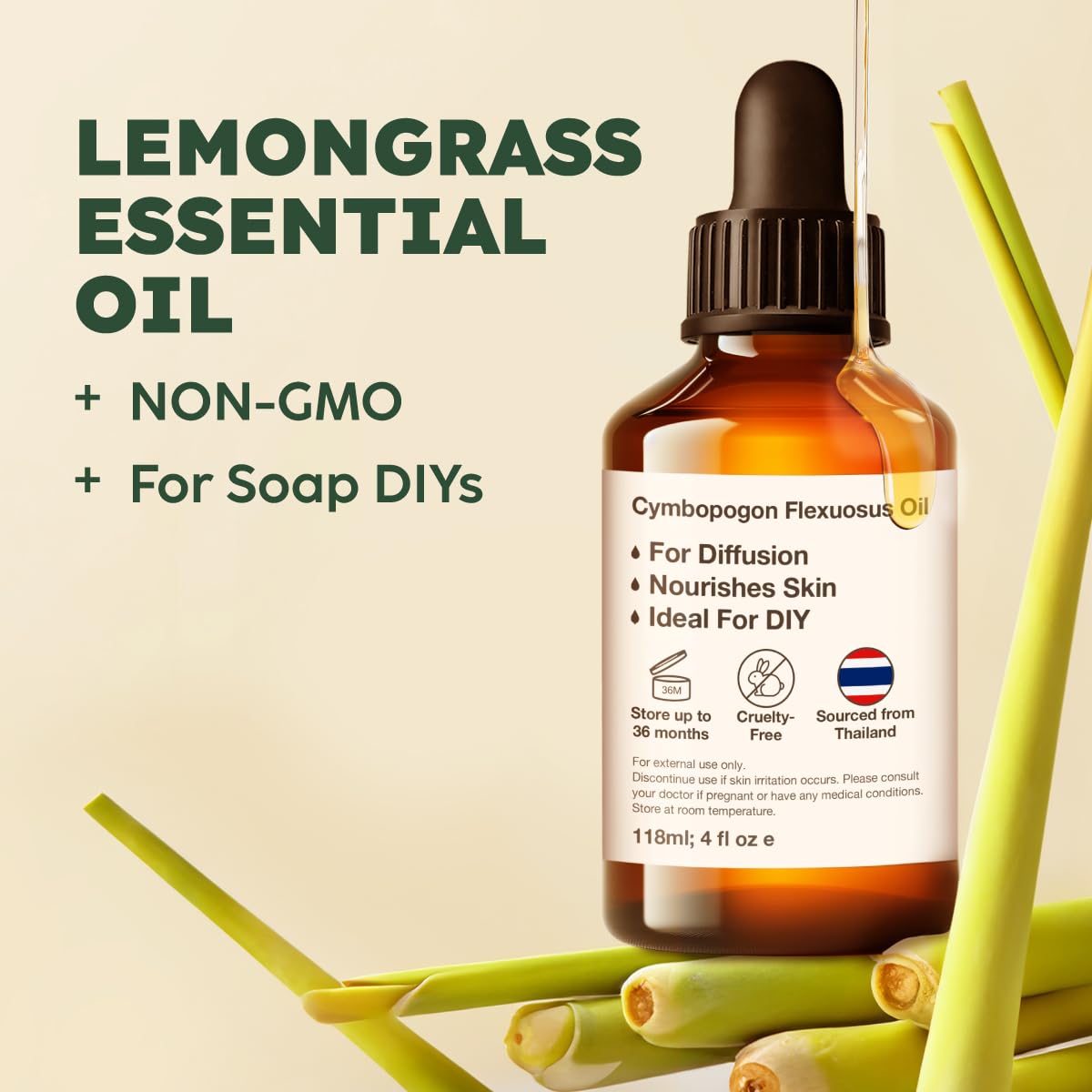 Lemongrass & Lavender Essential Oil Set 2x4 fl oz K736