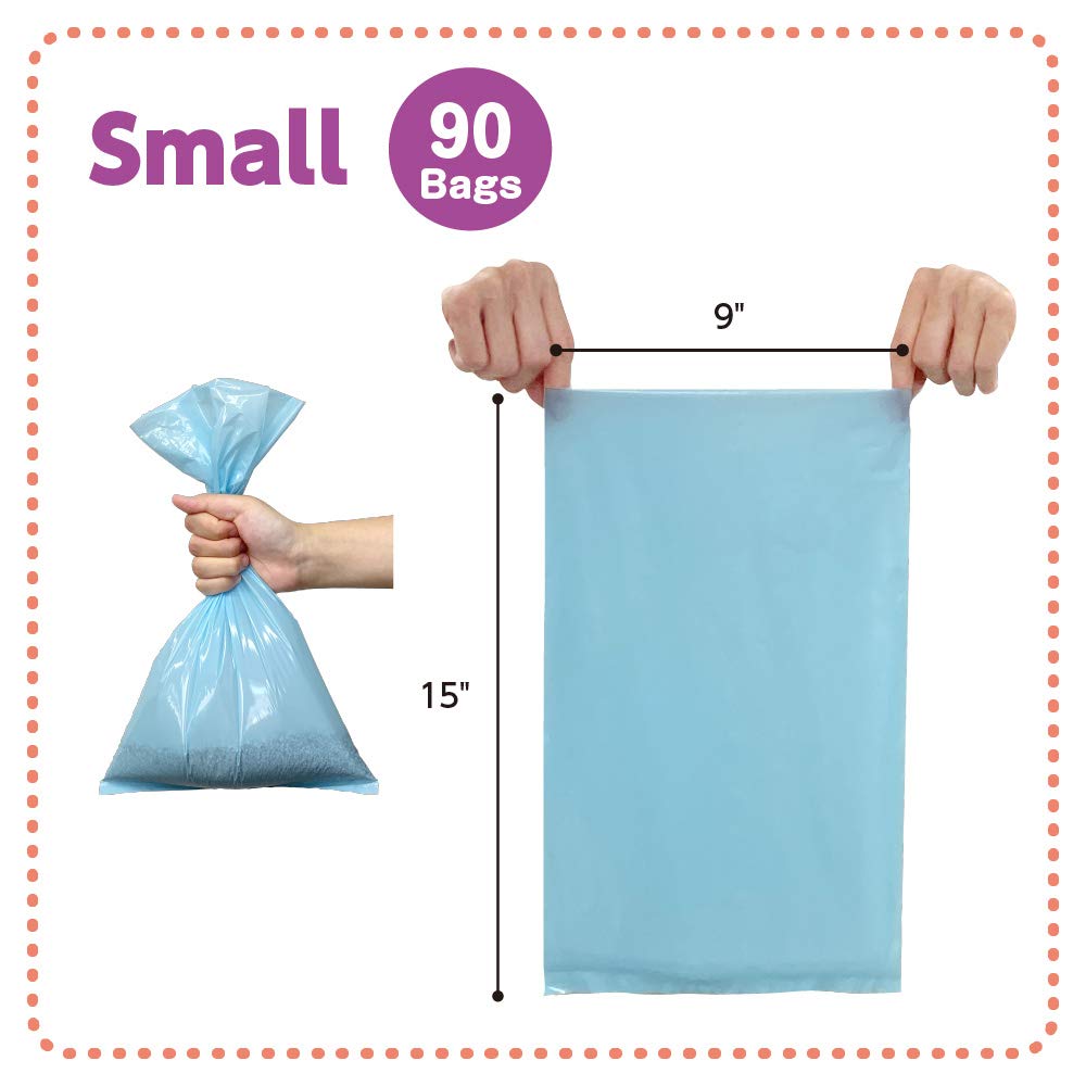 Unscented Cat Waste Bags 90 Count N124