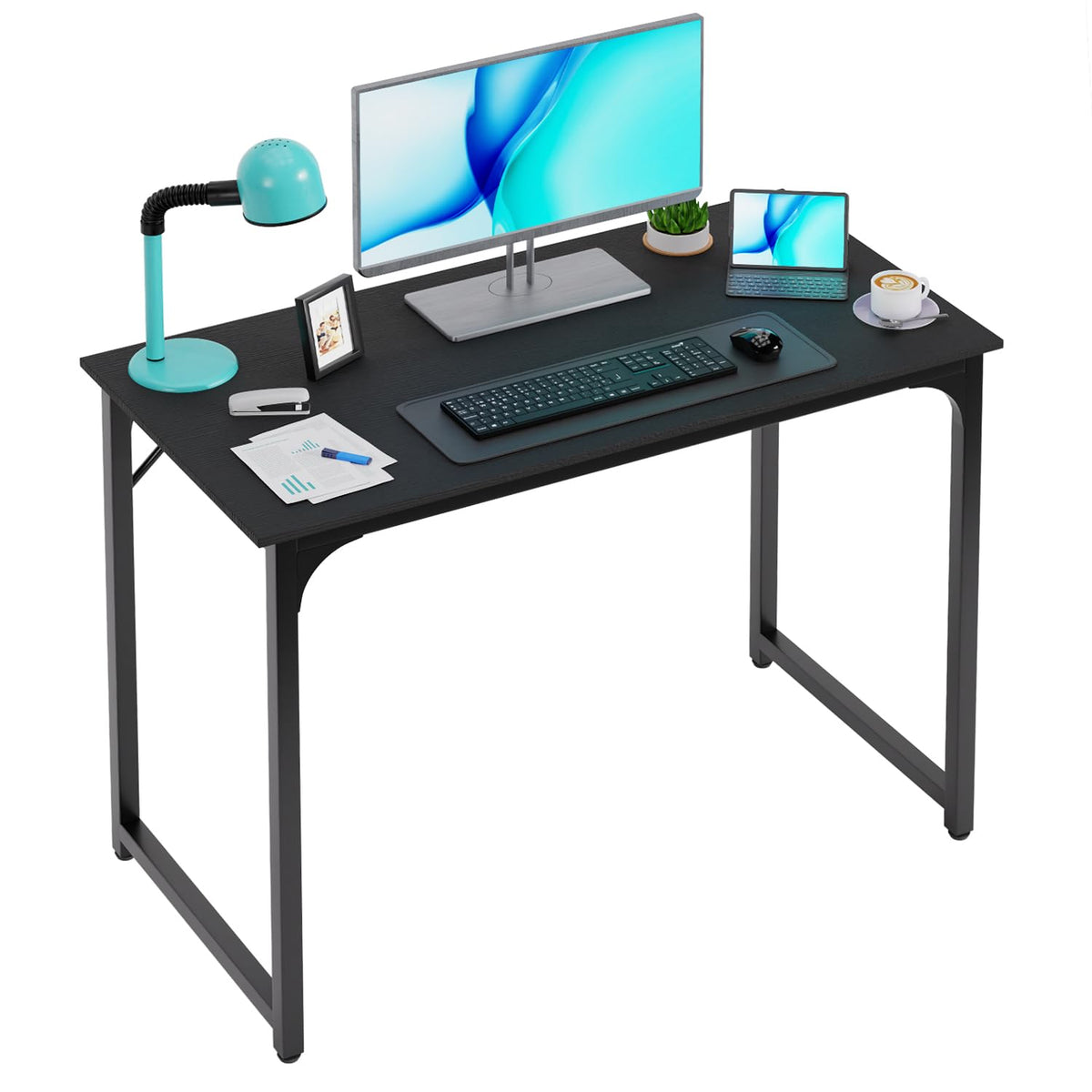 39 Inch Black Computer Desk X6511