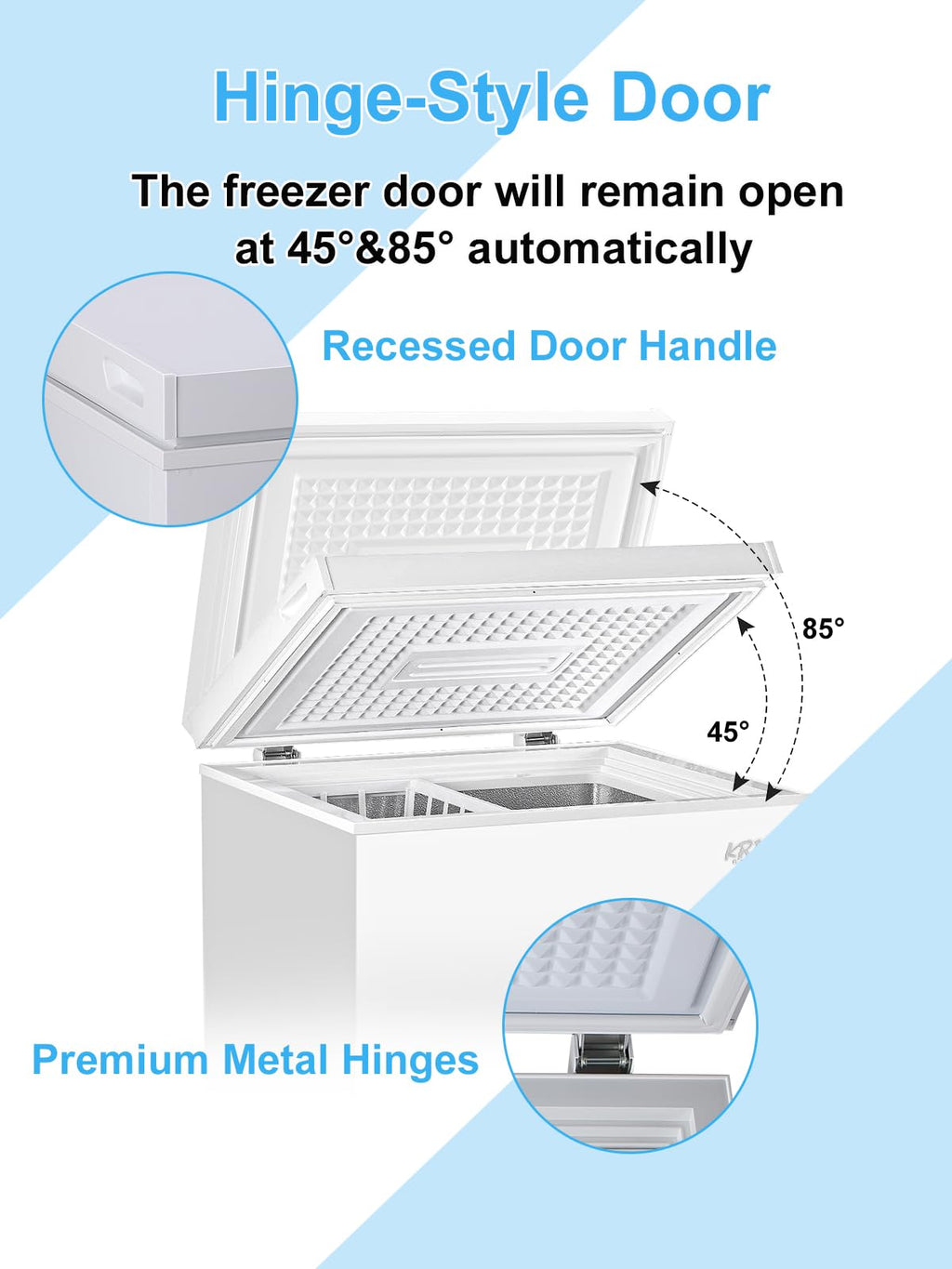 White 5.0 cu.ft Chest Freezer R2113