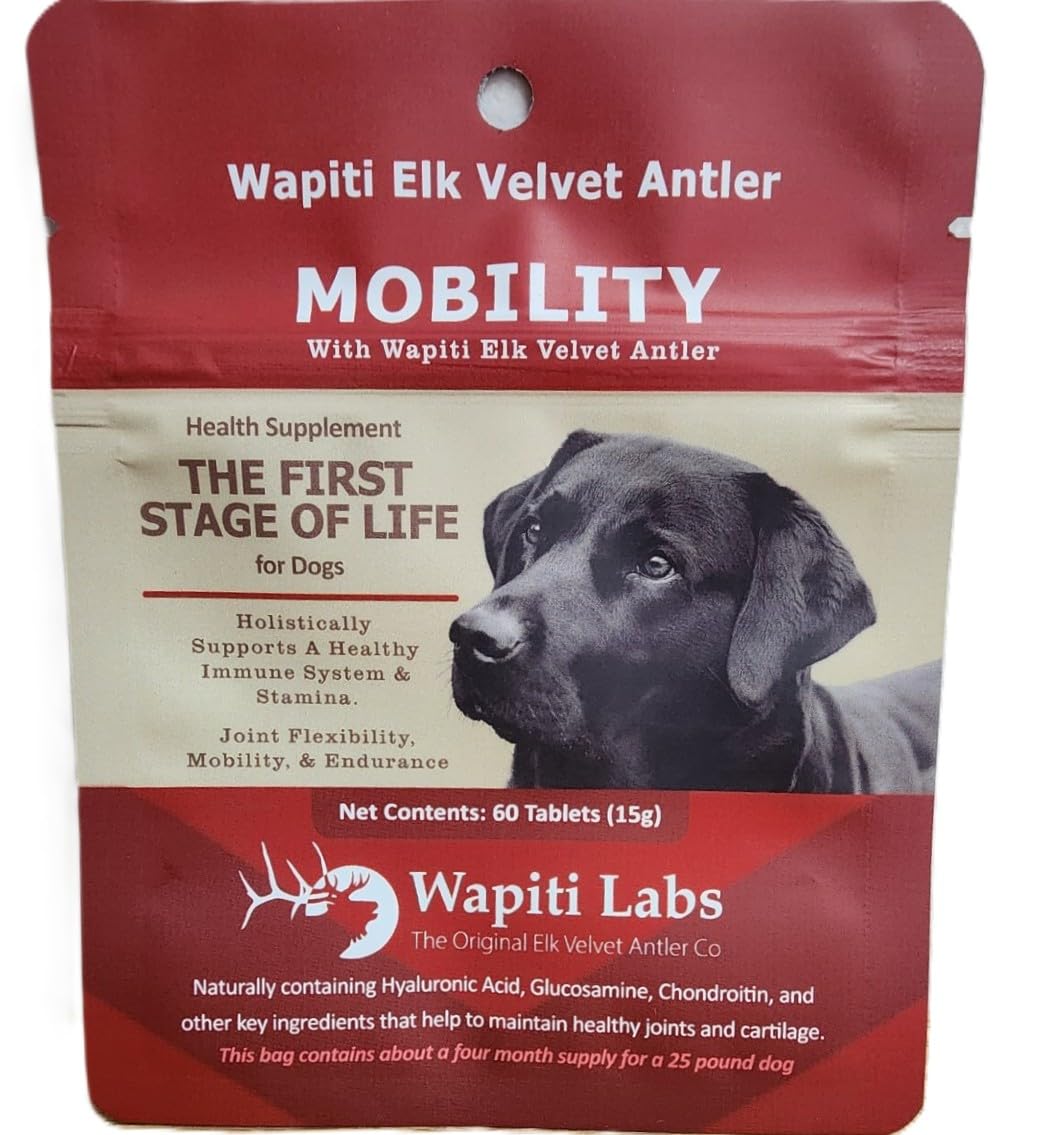 Natural Hip and Joint Supplement for Dogs, 60 Count H555242