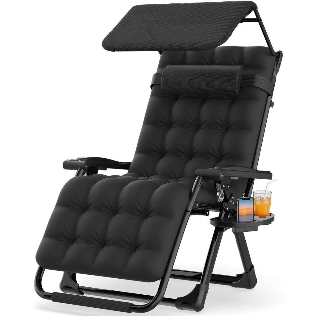 Zero Gravity Reclining Camping Chair with Canopy F50375