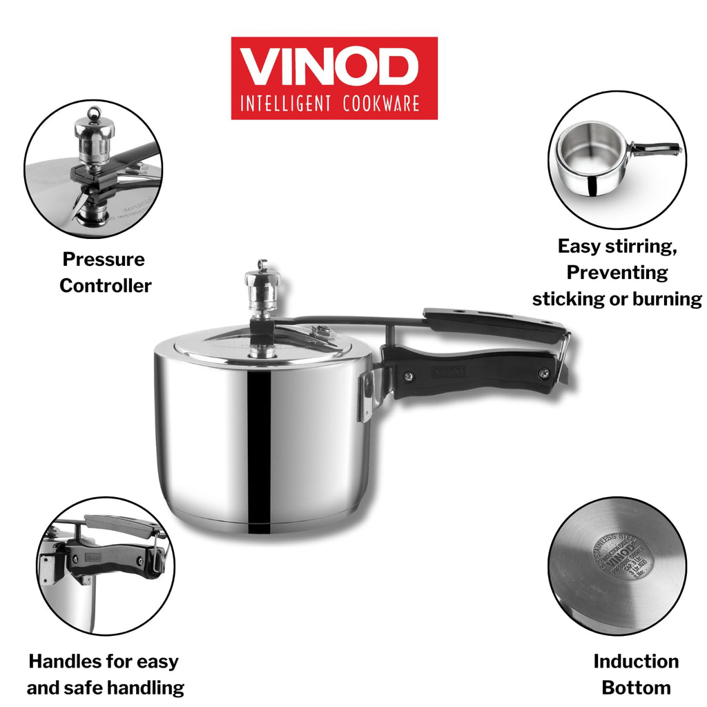 3L Stainless Steel Pressure Cooker A671