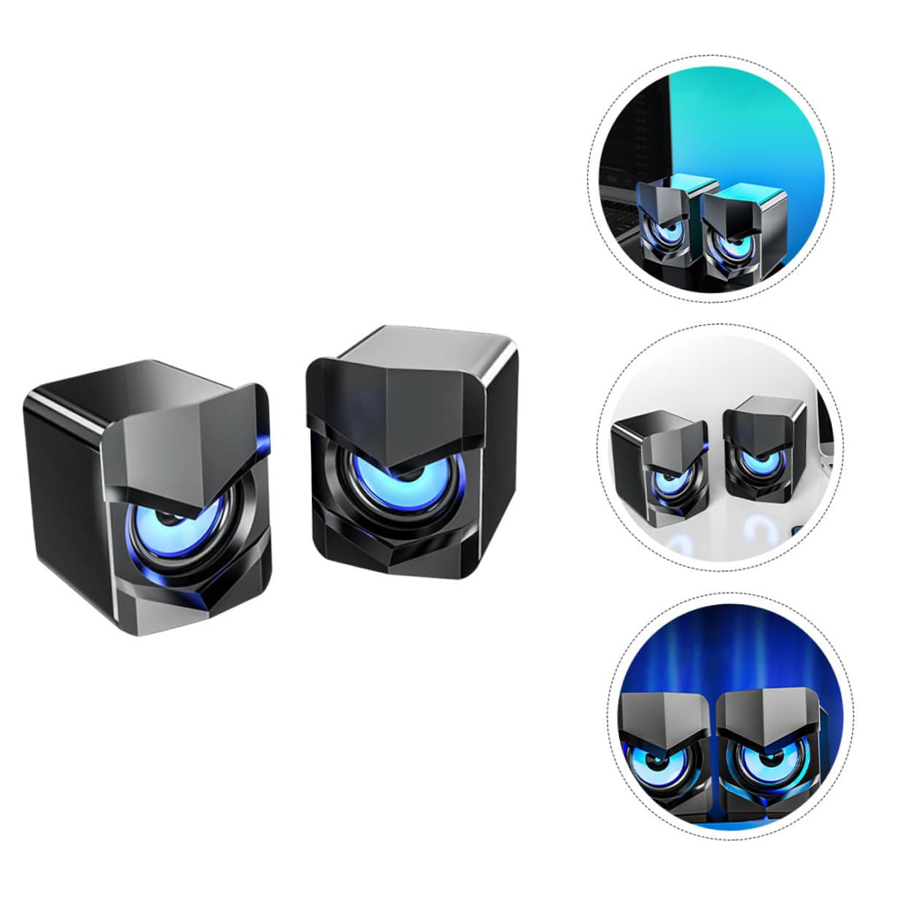 2 Pack Mini USB Powered Computer Speakers V387