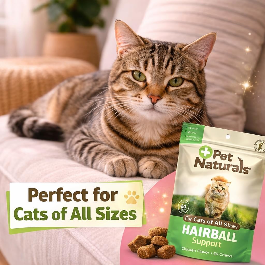 Chicken 160 Count Hairball Soft Chews for Cats I70831