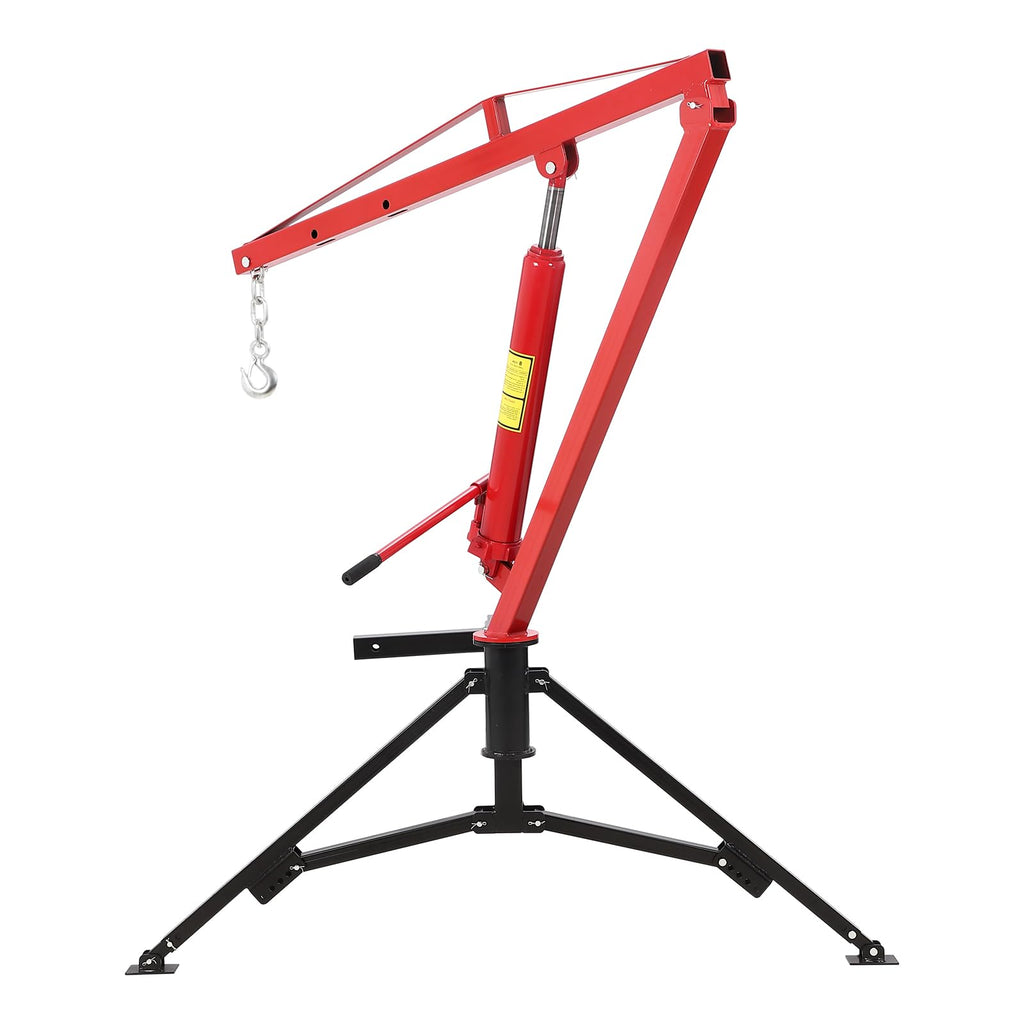 Hydraulic Pickup Truck Crane 360° Swivel 2-Inch Hitch Receiver 1000 Lbs K71543