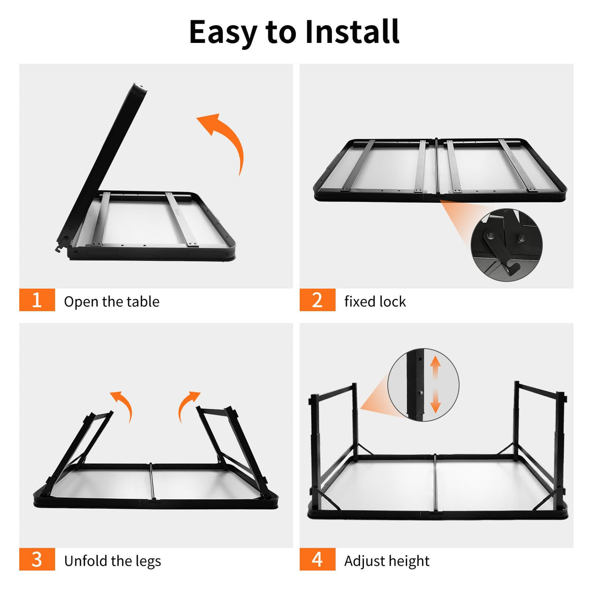 Folding Aluminum Camping Table L5353