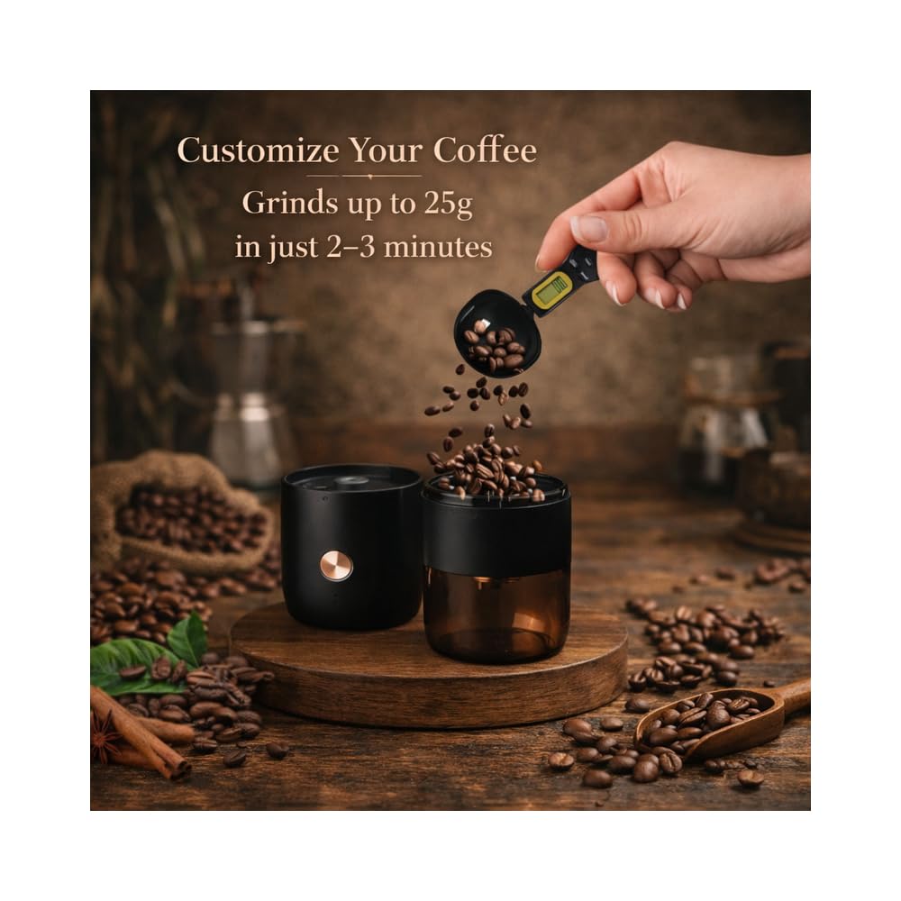 Electric Burr Coffee Grinder with 40 Grind Settings F242