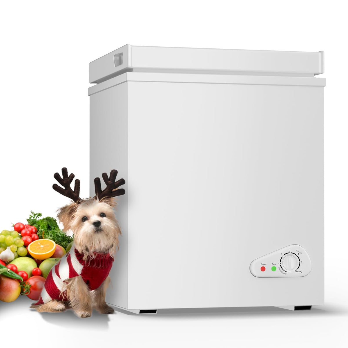 5.0 Cubic Feet White Chest Freezer L881691