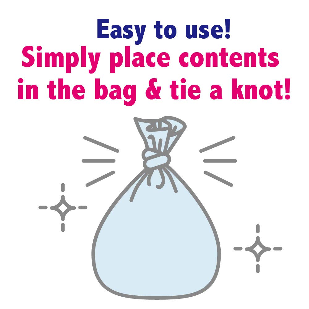 Unscented Cat Waste Bags 90 Count N124