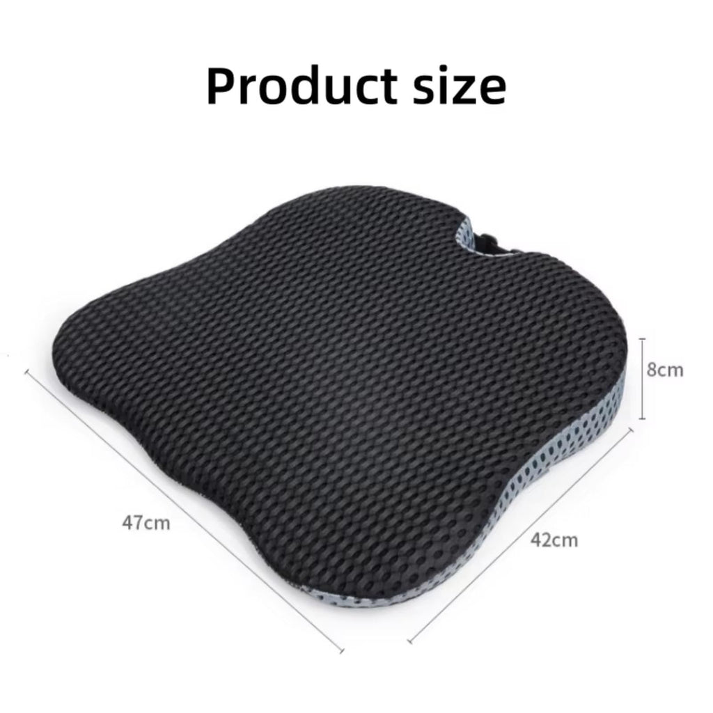 Memory Foam Grey Car Seat Booster Cushion H137