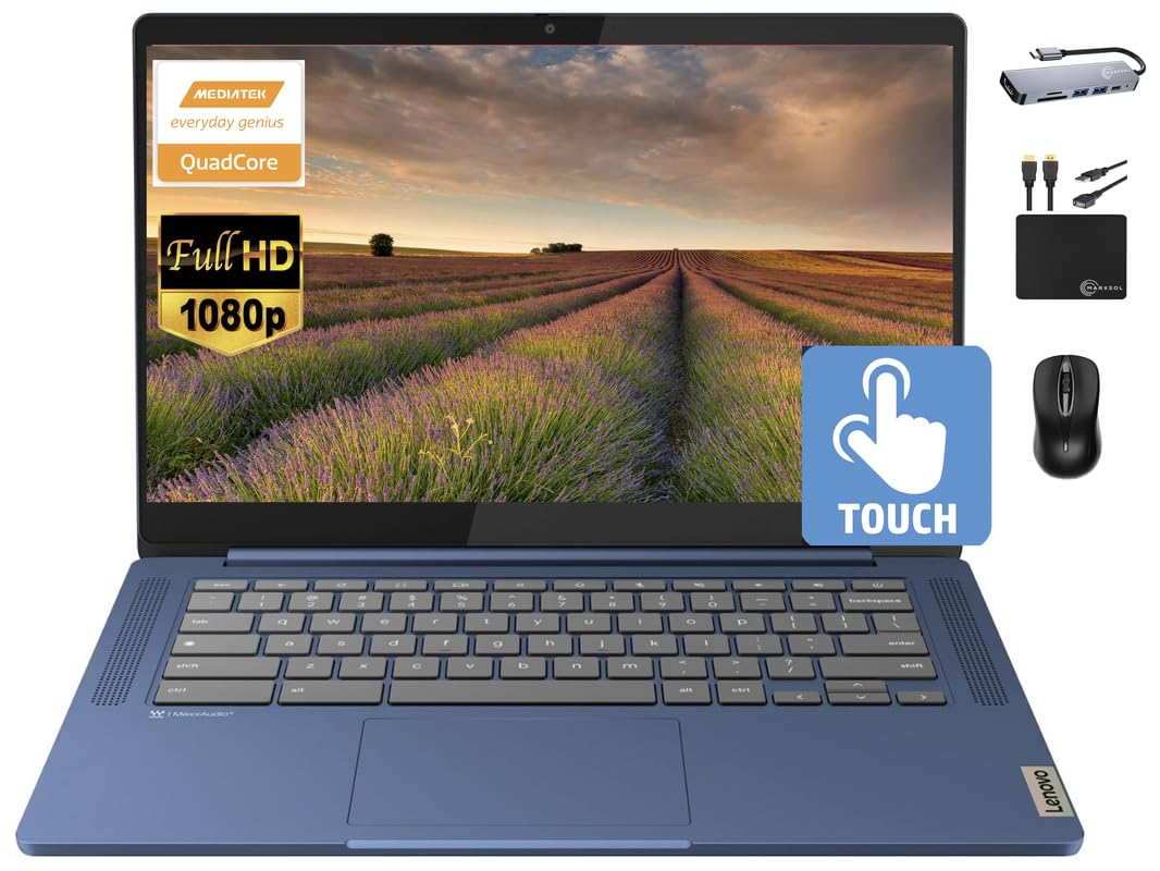 14" Touchscreen Slim Laptop 4GB RAM 128GB Storage Chrome OS O56716