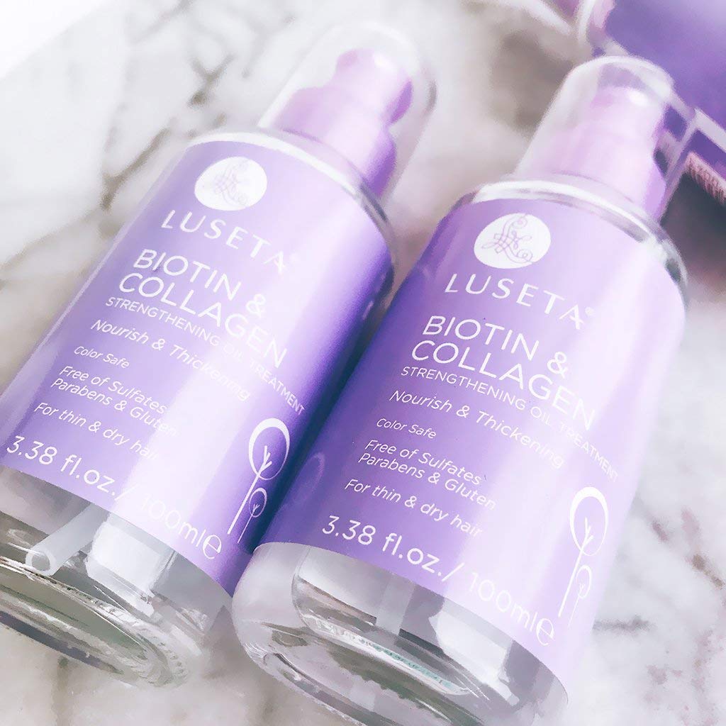Curly Hair Shampoo and Conditioner Set with Biotin Hair Oil G9671