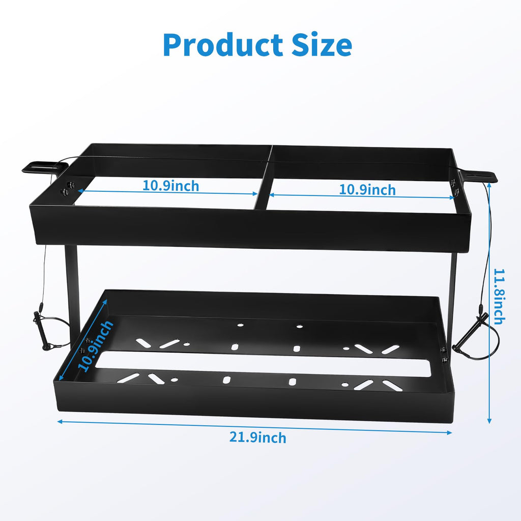 Stainless Steel Gas Can Holder for Two 5 Gallon Fuel Containers I6920