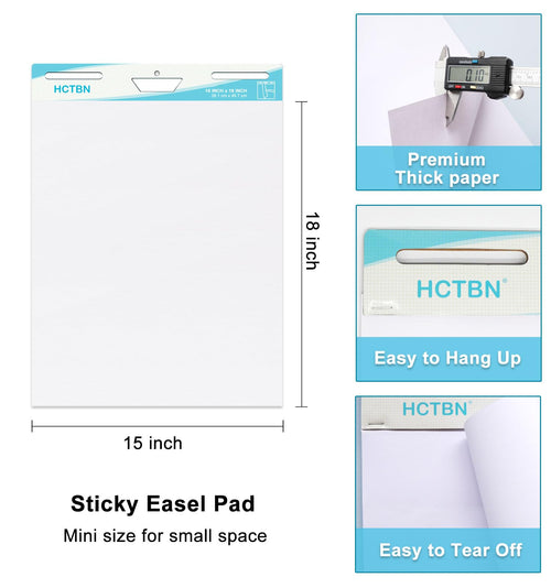 120 Sheets Self-Stick Mini Easel Pad 15 X 18 in H171654