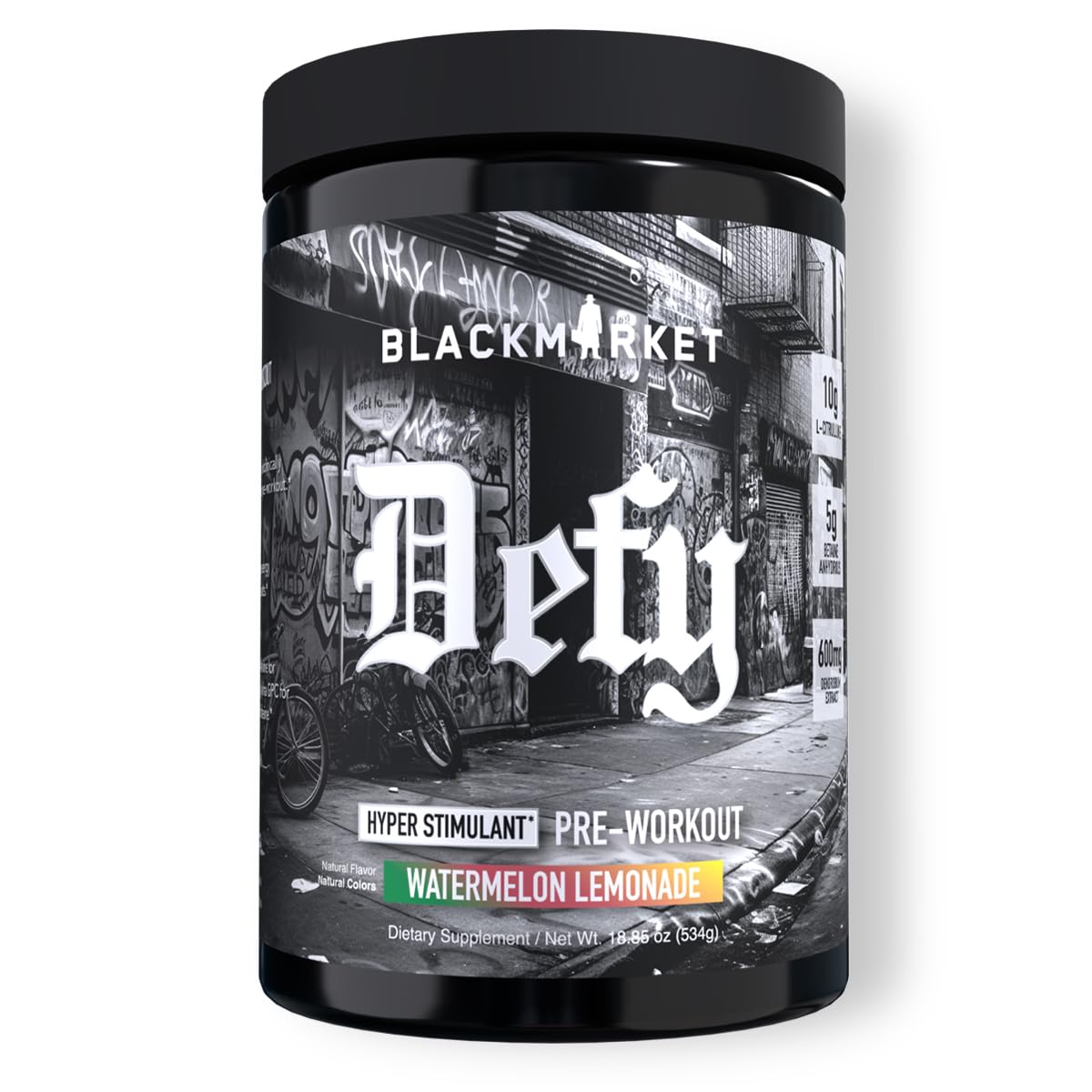 High-Stimulant Pre-Workout Powder Watermelon Lemonade 40 Servings K7954