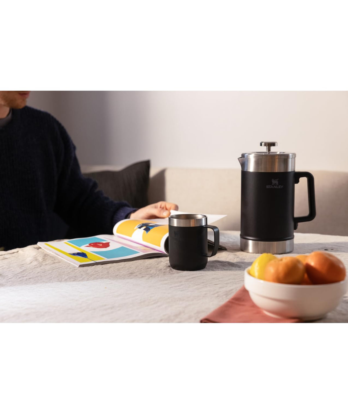 Black French Press B5649