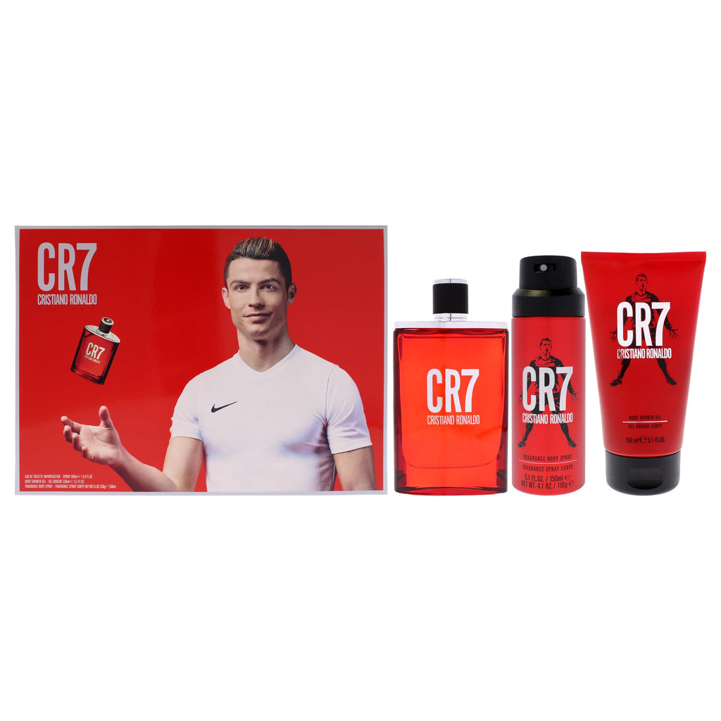 3 Pc Men EDT Spray Body Spray Shower Gel Gift Set X903