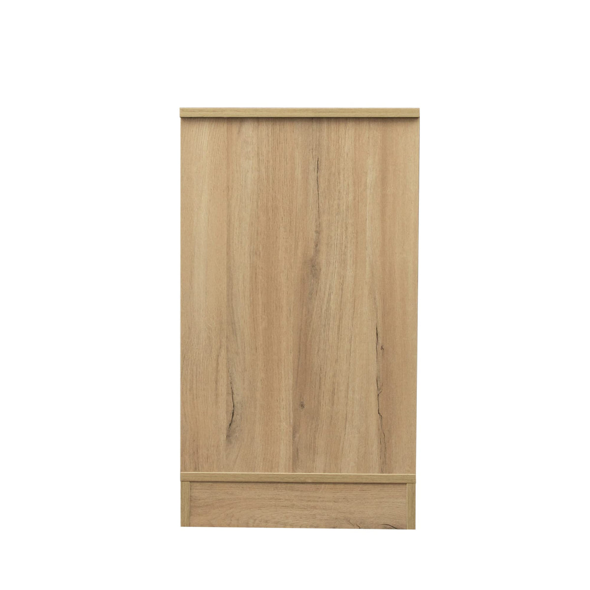 Sliding Barn Door Wood TV Stand with Adjustable Shelves D68330