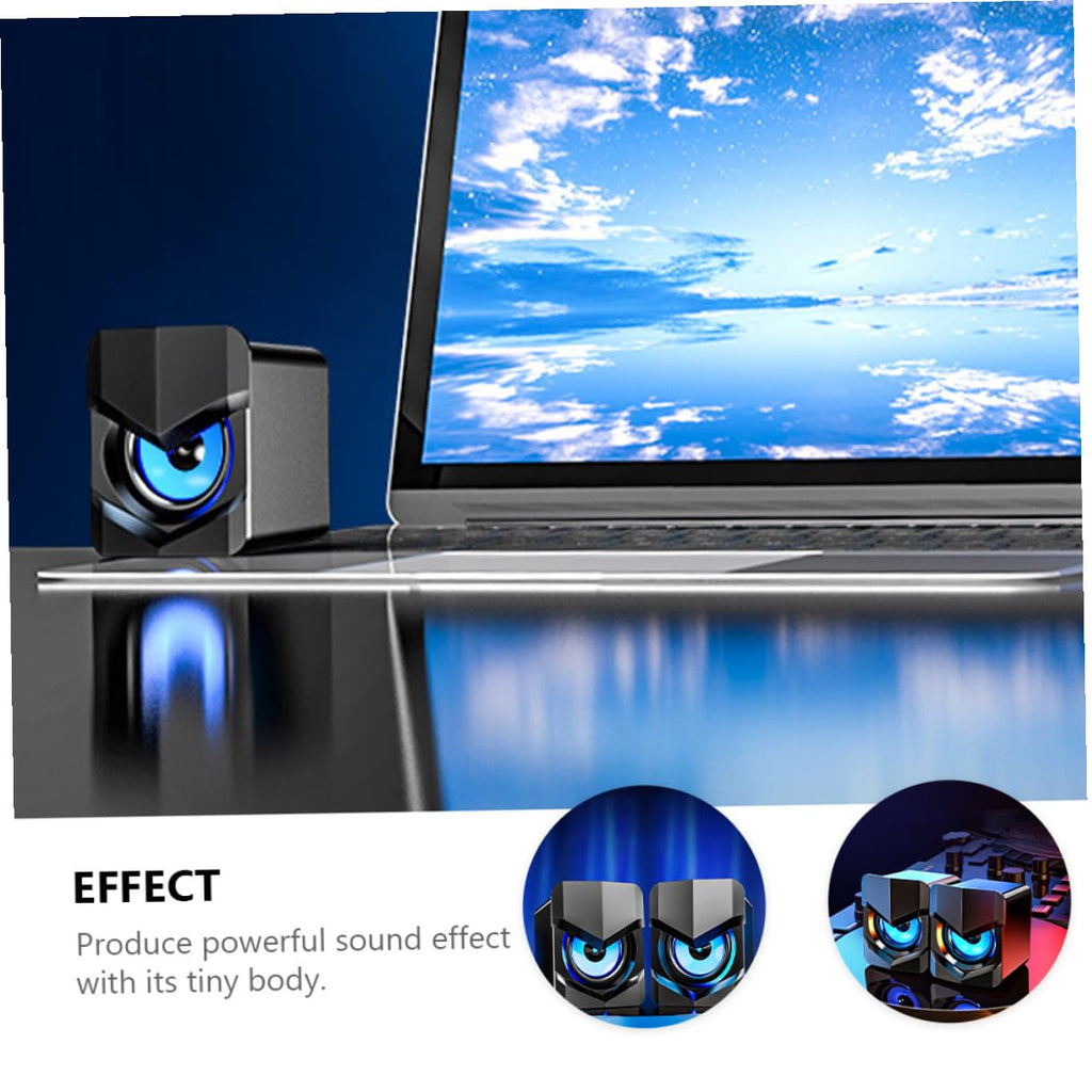 2 Pack Mini USB Powered Computer Speakers V387