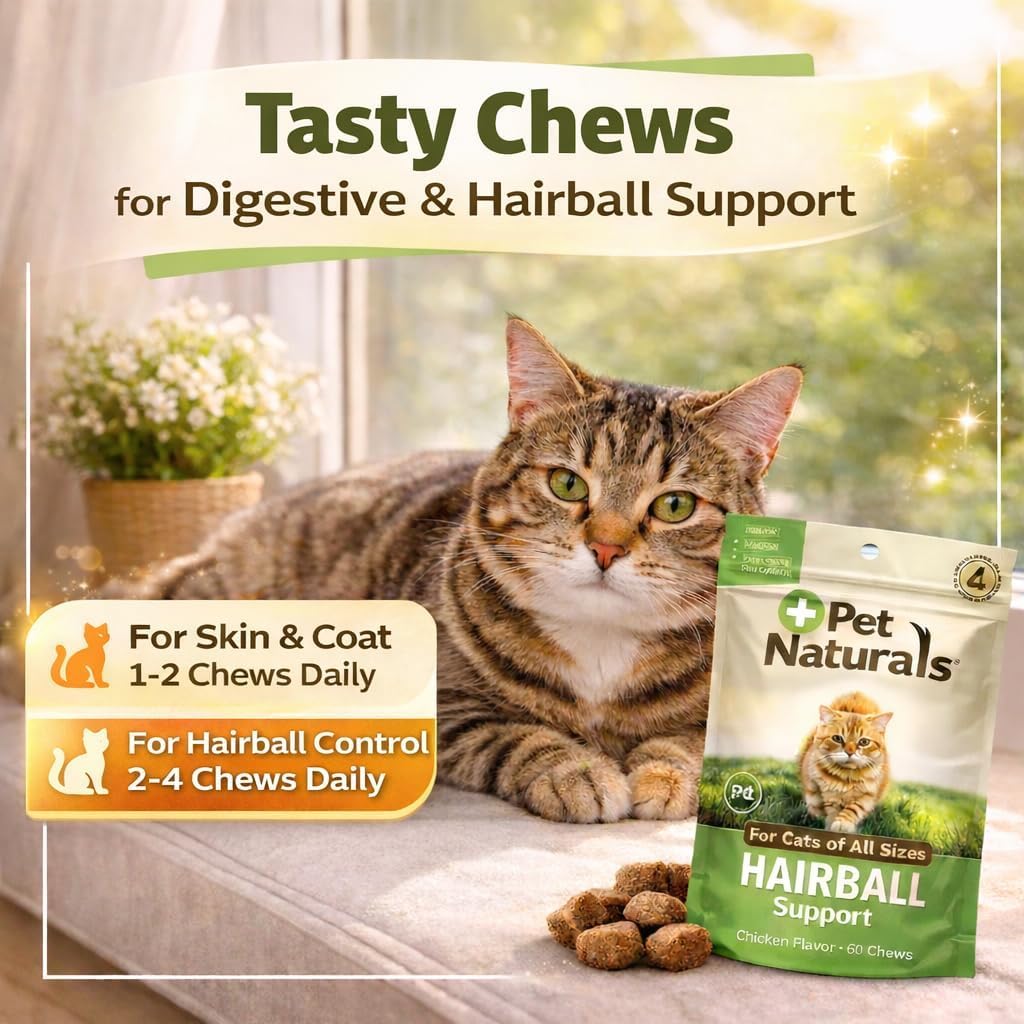 Chicken 160 Count Hairball Soft Chews for Cats I70831