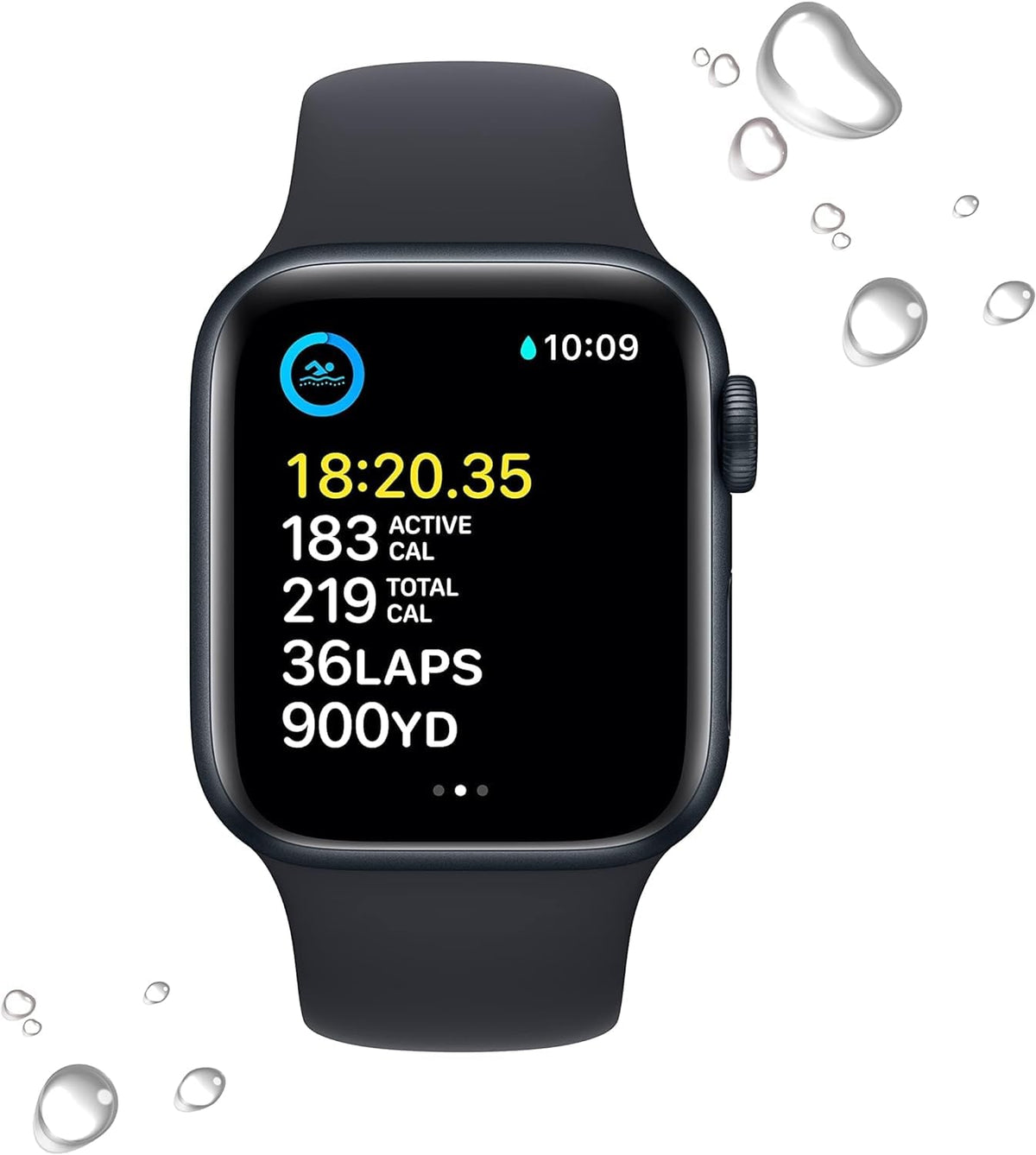 Midnight Aluminum Case with Midnight Sport Band Smartwatch H36773