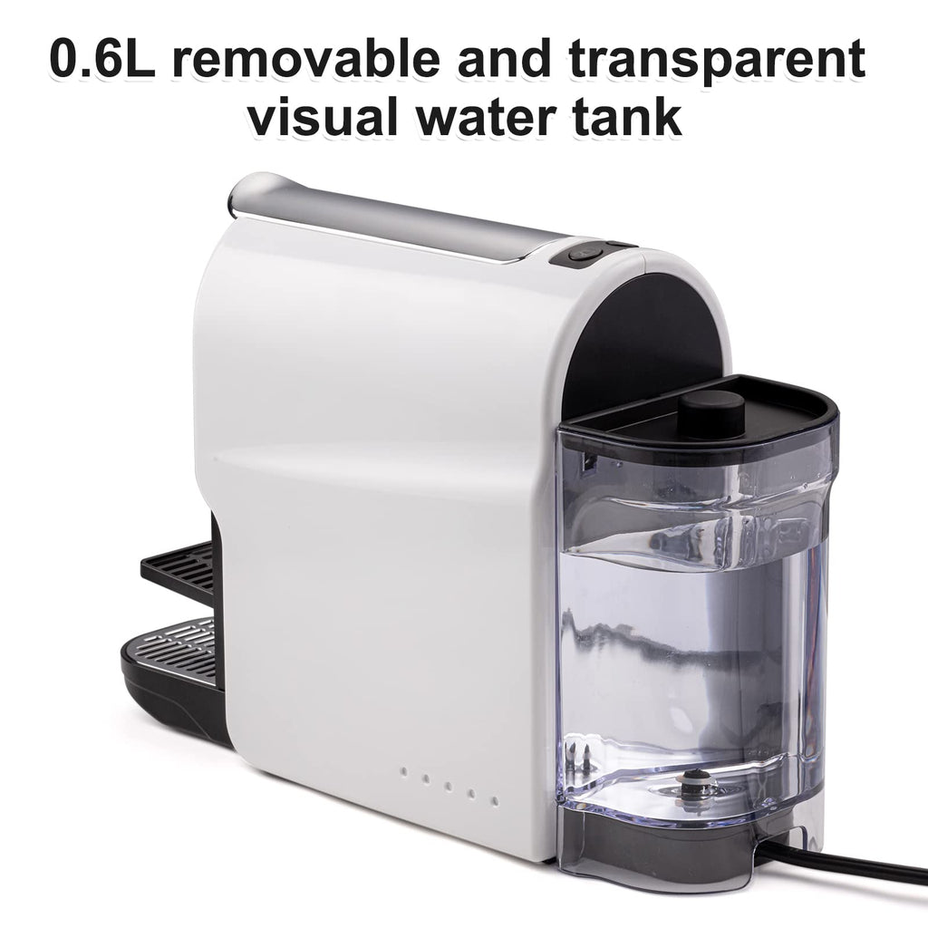 Espresso Pod Machine, 20 Bar, 22oz Removable Water Tank, 1350W P909306