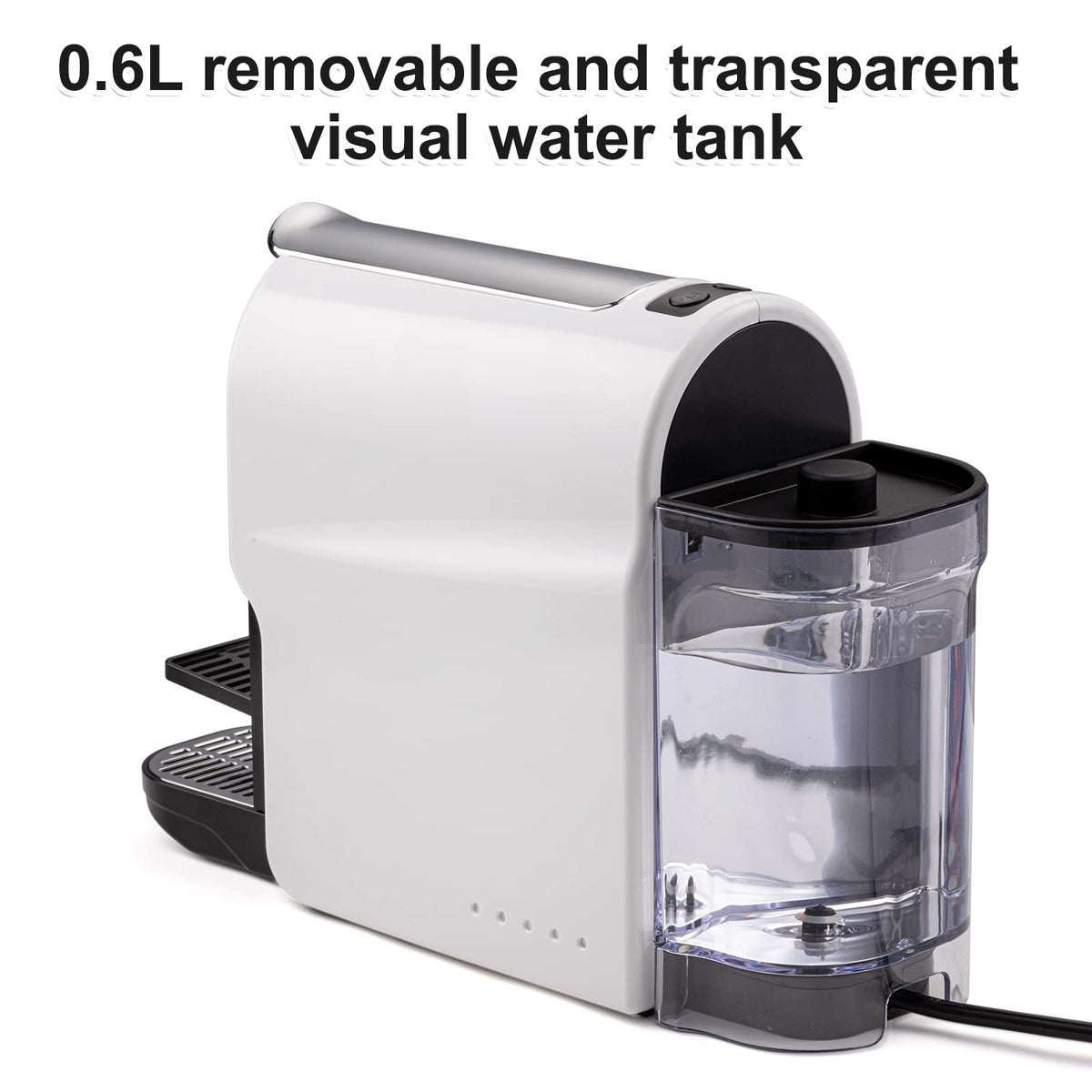 Espresso Pod Machine, 20 Bar, 22oz Removable Water Tank, 1350W P909306