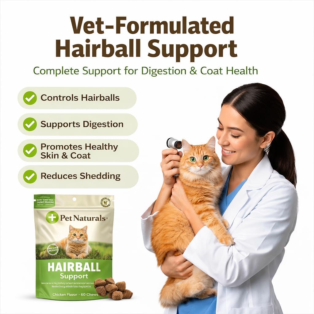 Chicken 160 Count Hairball Soft Chews for Cats I70831