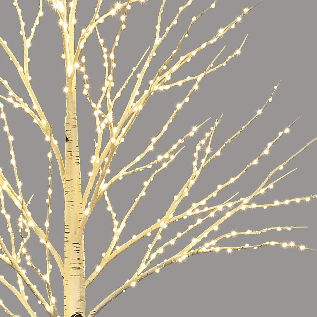 Lighted Birch Twig Tree with Fairy Lights 4FT 200 LED M27378