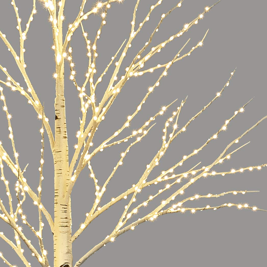 Lighted Birch Twig Tree with Fairy Lights 4FT 200 LED M27378