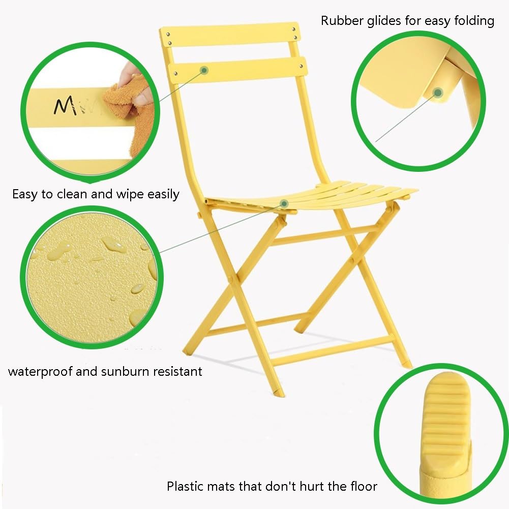18 Inch Folding Bar Stool with Backrest Black K86553