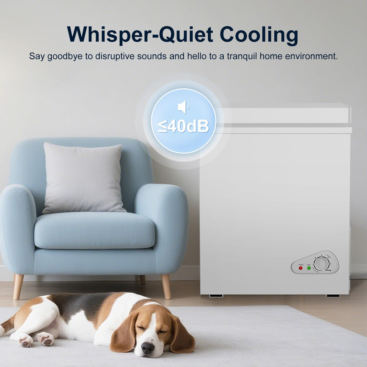 5.0 Cubic Feet White Chest Freezer L881691