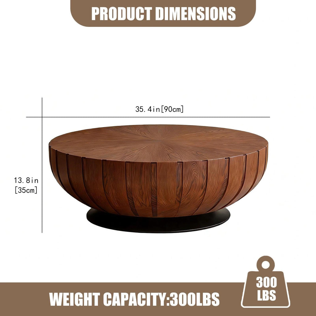 Mid-Century Round Coffee Table W260