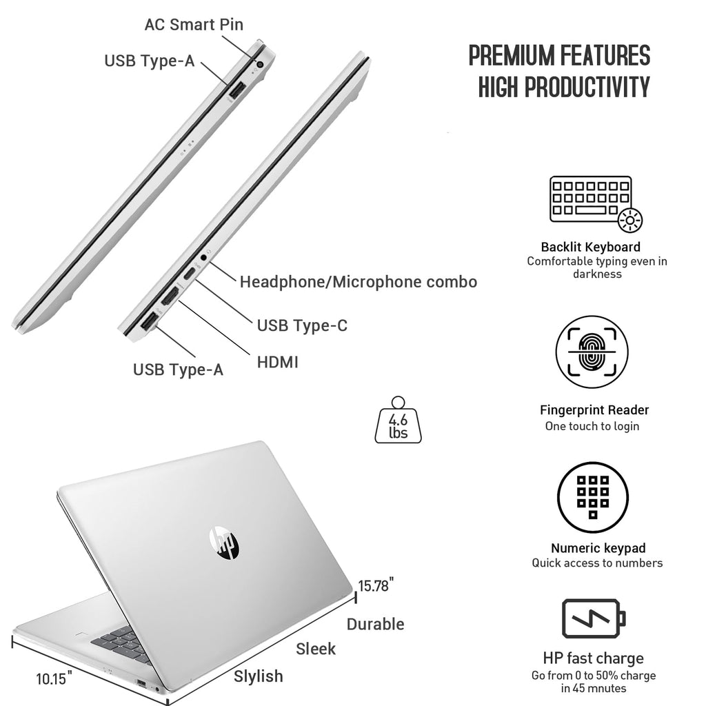17.3 Inch Touchscreen Laptop E63007