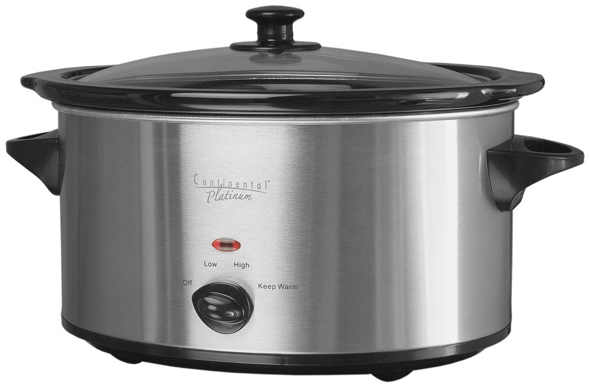 7-Quart Stainless Steel Oval Slow Cooker H44792