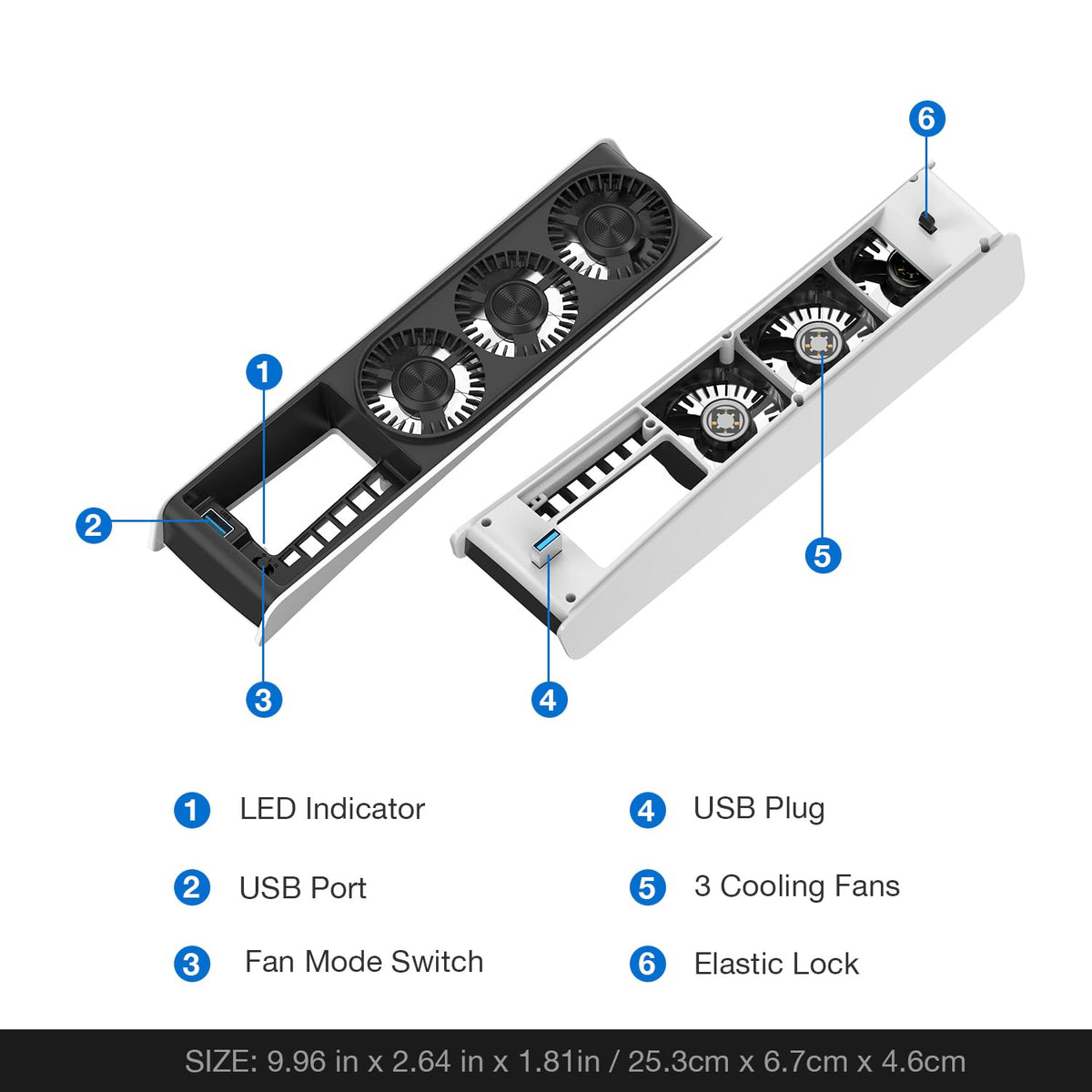 Cooling Fan with LED Light H138