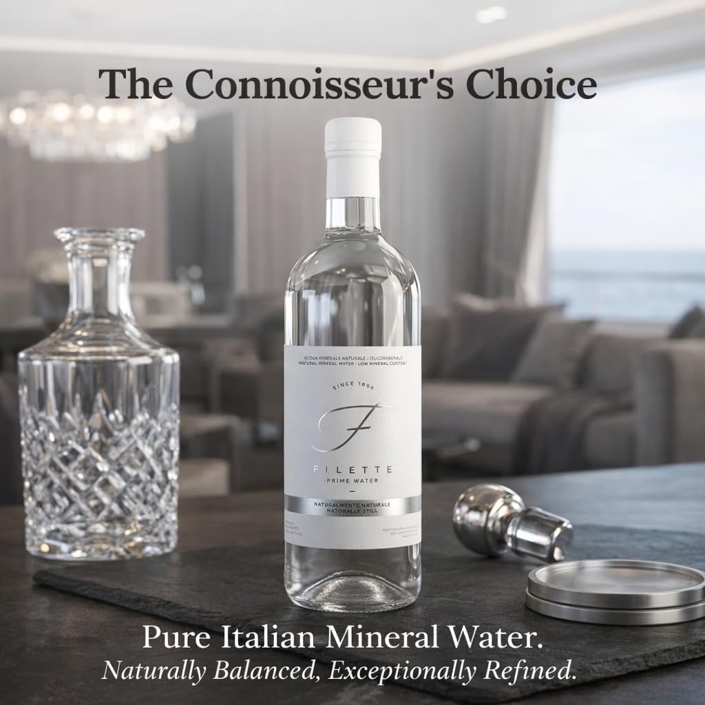 Natural Mineral Water 25 fl oz Glass Bottles Pack of 6 M218
