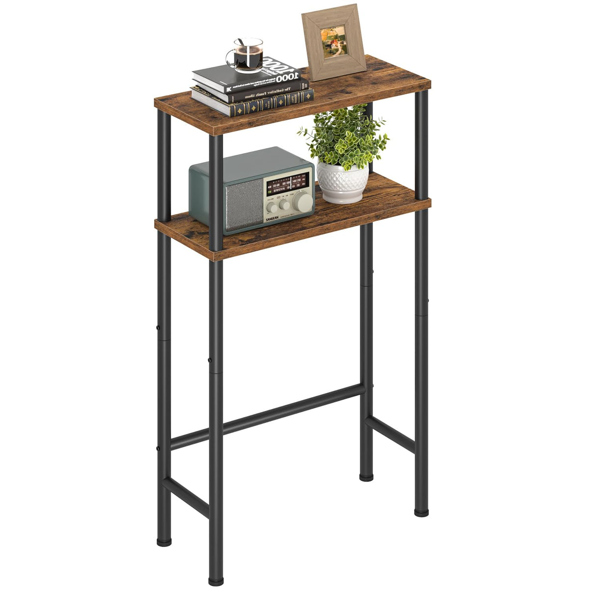 Narrow 15.7" 2-Tier Console Table Z56708