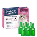 Topical Flea & Tick Cat Dewormer 6 Doses V38625
